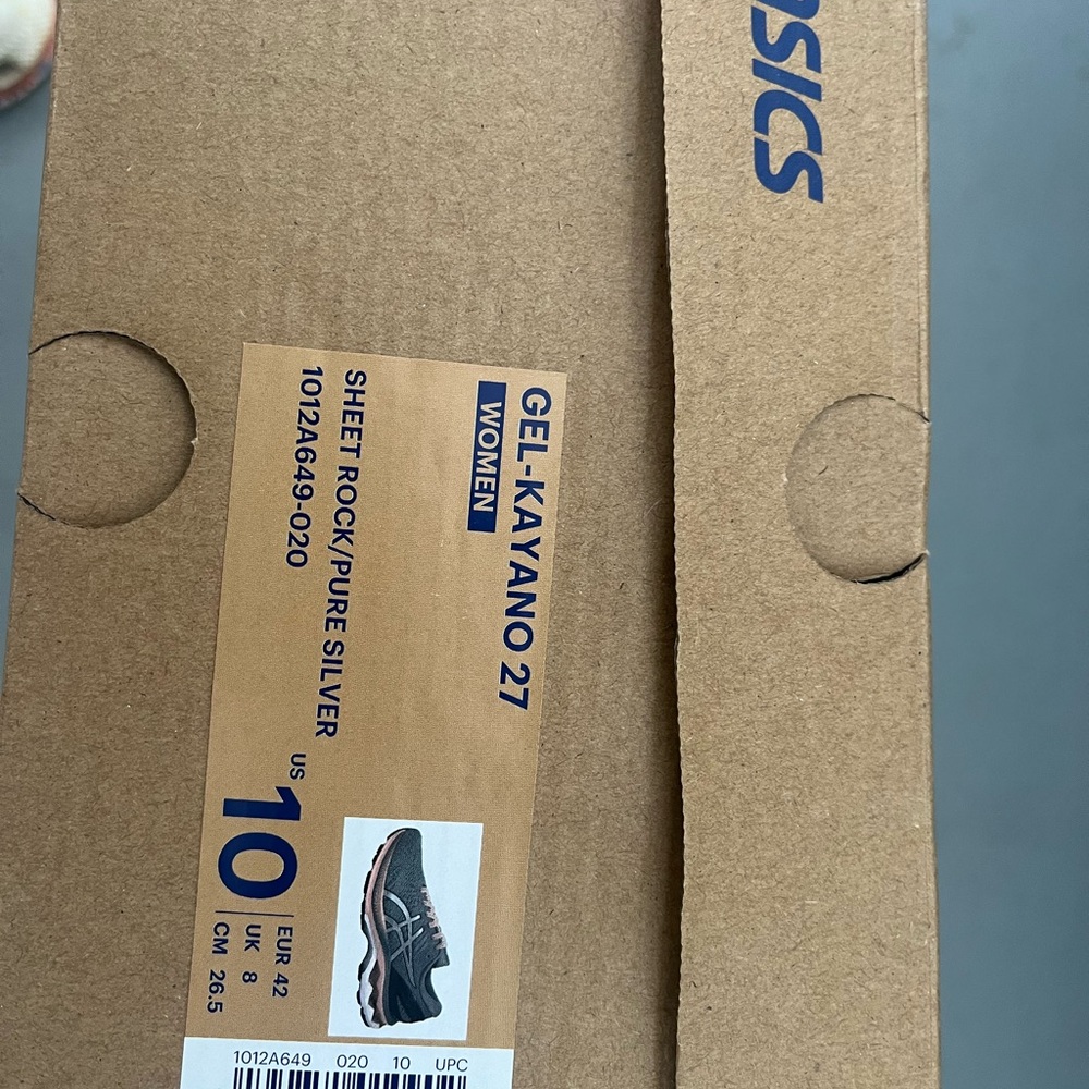 ASICS Gel-Kayano 27 Women's Shoes - Sheet Rock and Silver